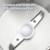 COOL KNIGHT Herb Grinder [large capacity/fast/Electric ]-Spice Herb Coffee Grinder with Pollen Catcher/- 7.5" (Grey) COOL KNIGHT