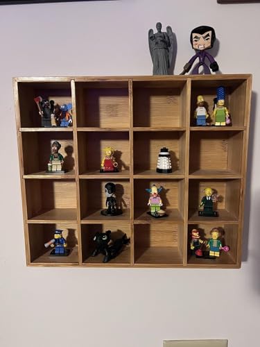 DECORLUXES Minifigures Miniature Display Case Collectibles Display Shelves Rack for Figures, Shot Glasses, Collection, Floating Shelf, Figurine Shelf DECORLUXES