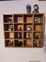 DECORLUXES Minifigures Miniature Display Case Collectibles Display Shelves Rack for Figures, Shot Glasses, Collection, Floating Shelf, Figurine Shelf DECORLUXES