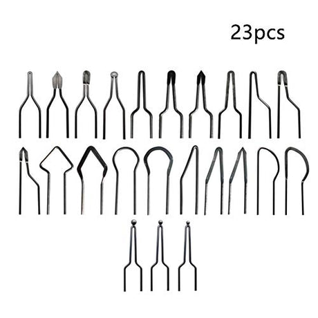 23pcs Pyrography Wire Tips Kit, High Impedance Pyrography Machine Replacement Tip, Portable Wood Burning Tips Wire Nibs JIUCHEN