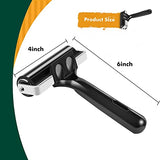 Lydia's Deal Rubber Roller Brayer for Printmaking, Ink Roller Tool Brayer Rollers for Crafting, Printing, Inking and Stamping (4-Inch, Black) Lydia's Deal