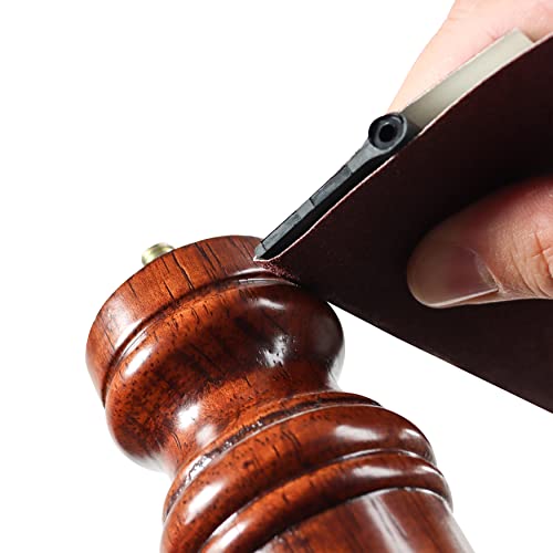 DCT Contour Detail Sanding Grip Pad Wedge Block 8-Pack Set – Flexible Soft Rubber and Foam Sponge Sand Pads Kit for Wood Deadwood Crafted Tools