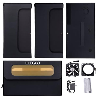 ELEGOO Enclosure for Laser Engraver & Cutter, Laser Engraver Protective Cover with Vent, Against Noise, for Phecda or All Laser, 29.52 * 29.52 * - WoodArtSupply