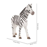 Dining Table Decor Wooden Zebra Figurines Carving Zebra Statue Handmade Animal Sculpture Wood Carving Horse Ornament African Wild Animal Statues for VILLCASE