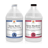 EPOXY Resin Crystal Clear 1 Gallon Kit | 1:1 Resin and Hardener for Super Gloss Coating | for Bars, Outdoor Table Top, Countertop, Art | Safe for Use East Coast Resin