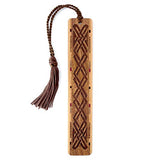 Celtic Knot Engraved Handmade Wooden Bookmark on Sapele Hardwood - Made in USA - Also Available Personalized Mitercraft