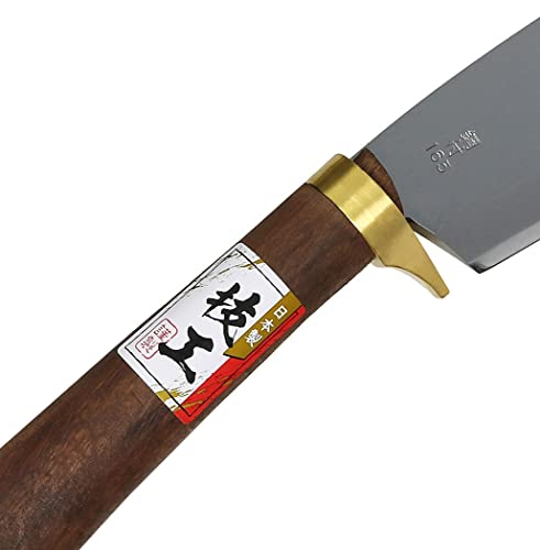 KAKURI Japanese NATA Tool Knife 6.5" Made in Japan, Bushcraft Hatchet Axe with Sheath for Camping, Outdoor, Campfire, Gardening KAKURI