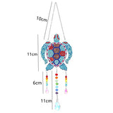 5D Diamond Painting Animal Wind Chimes, Sea Turtle Diamond Paint by Number Kits Hanging Pendant with Chain for Home Wall Window Decor, Adults Kids Bairdish