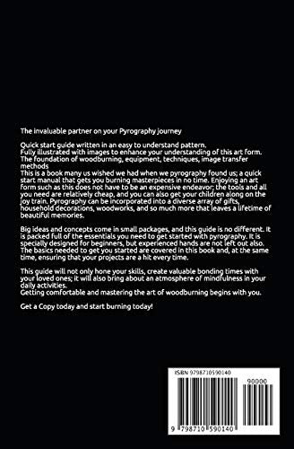 Woodburning Quick Start Guide for Beginners: Pyrography Manual with Basics on Techniques, Finishing, Equipment, and Simple Starter Projects WoodArtSupply