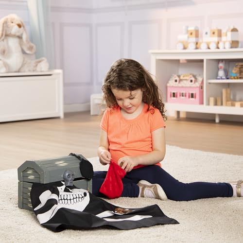 Melissa & Doug Wooden Pirate Chest Pretend Play Set Melissa & Doug