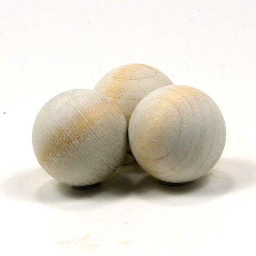 Mylittlewoodshop Pkg of 100 - Ball - 3/8 inch in diameter unfinished wood (WW-RB0375-100) - WoodArtSupply