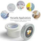 ARTIFY Artist Tape for Drafting Art, 1" *1 Pack White Masking Tape for Watercolor Painting Drafting Canvas Framing and All Paper Media,for Craft, ARTIFY art supplies