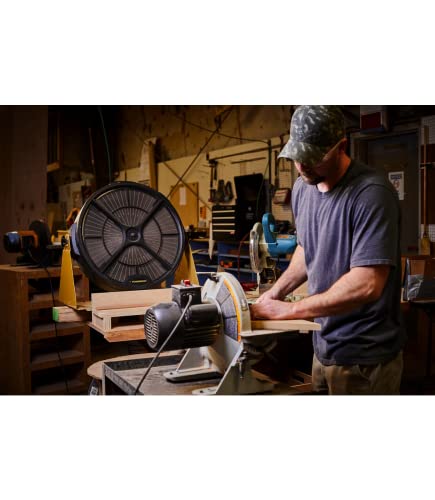 Powermatic PM1250 Electrostatic Air Filtration System, 0.1 Micron Filter, 754 CFM, 1Ph 120V (1791331), Yellow Powermatic