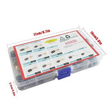 RICHERI 40Pcs Electric Motor Carbon Brushes 10 Different Sizes for Replacement Repair Power Tool Part RICHERI