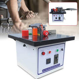 Portable Woodworking Edge Banding Machine 110V Adjustable Speed Portable Banding 7-60mm Edge Banding Aohuada