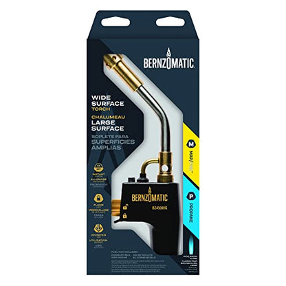 Bernzomatic BZ4500HS Heat Shrink Hand Torch with auto on/off Ignition, Pressure Regulated for Use while Inverted - WoodArtSupply