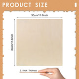24 Pcs 1/8 Inch Balsa Wood Sheets for Crafts 3 mm Thick Craft Wood Unfinished Plywood Thin Wood Sheets for Drawing Painting Engraving Laser Cutting Vicenpal