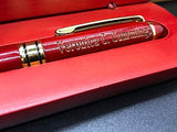 Custom Engraved Wood Pen Set With Maple and Rosewood Finish, Executive Pen and Box With Free Personalization Generic
