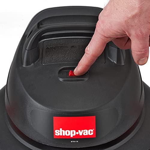 Shop-Vac 5985005 DIY and Workshop Series Wet Dry Vac, 6 Gallon, 1-1/4 Inch x 7 Foot Hose, 65 CFM, (1-Pack),Black - WoodArtSupply