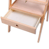 Mont Marte Signature Tilting Box Floor Easel Beech Wood, Holds Canvases up to 92cm (36.2in) in Height, Angle Adjustment, Sturdy Base, Built-in MONT MARTE