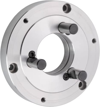 CME D1-4 Camlock Lathe Chuck Backing Plate, 6" Diameter, 1" Thick, Fits Self-Centering (Scroll) Chucks - WoodArtSupply