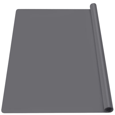 Gartful Silicone Mat Dark Grey 25.2" x 17.7", Silicone Craft Sheet Large, Silicone Pad Desk Work Mat, Countertop Protector, Table Placemat, Resin