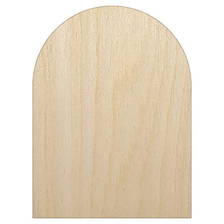 Tombstone Halloween Solid Unfinished Wood Shape Piece Cutout for DIY Craft Projects - 1/4 Inch Thick - 6.25 Inch Size Sniggle Sloth