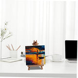 VILLFUL 5pcs Blank Wooden Picture Frame Unfinished Wood Frames DIY Wooden Photo Frames Wooden Bassinet Square Frame Unfinished Wooden Painting Boards VILLFUL