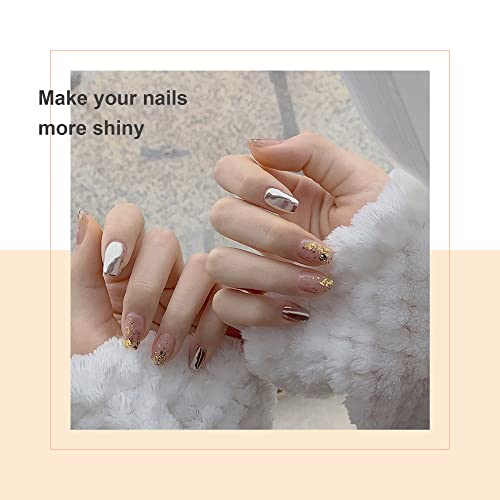 Gold Foil Flakes for Resin, 30g Gold Leaf Flakes for Nail Art, Painting, Crafts, Slime and Resin Jewelry Making (10g / Bottle) KINNO