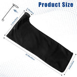 Black Table Saw Dust Collector Bag for 10" Tablesaws, Compatible with Bosch/Dewalt/Makita/Ryobi/Craftsman/Porter FACULX