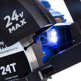 Kobalt XTR 24-Volt Max 7-1/4-in Brushless Cordless Circular Saw with Brake and Metal Shoe (Tool Only)123 COLRJADELY