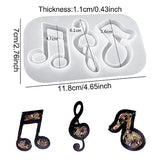 DeryArcle 2pcs Musical Instrument Shape Keychain Resin Mold,Music Note Quicksand Pendant Silicone Molds,Shaker Epoxy Resin Mould for DIY Casting DeryArcle