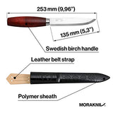 Morakniv Classic No. 3 Carbon Steel Craft Knife for Wood Carving and Crafting With Sheath, 5.3 Inch Morakniv