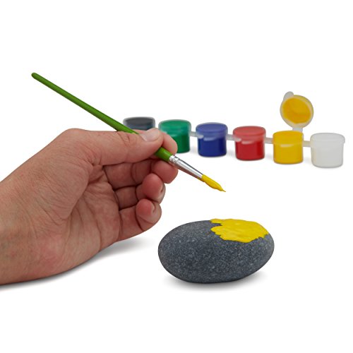 Koltose by Mash Deluxe Rock Painting Kit for Kids, Kindness Rock Painting Supplies Set, River Rock Arts and Crafts Projects for Girls and Boys, Rock