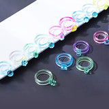 Yayatty Resin Molds Silicone, Resin Ring Mold for Epoxy Resin, Diamond Rings Molds with 14 Different Sizes and Bracelet Epoxy Mould for DIY Crafts N\A