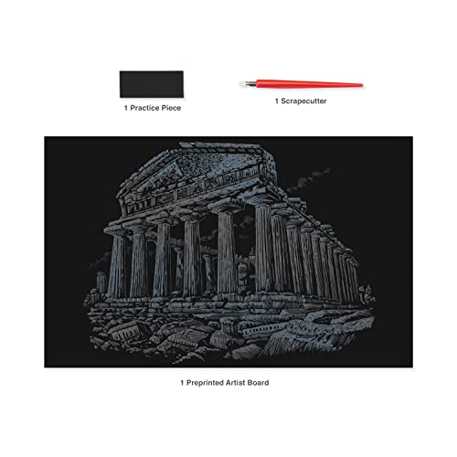 Royal and Langnickel Famous Places Engraving Art, Parthenon - WoodArtSupply