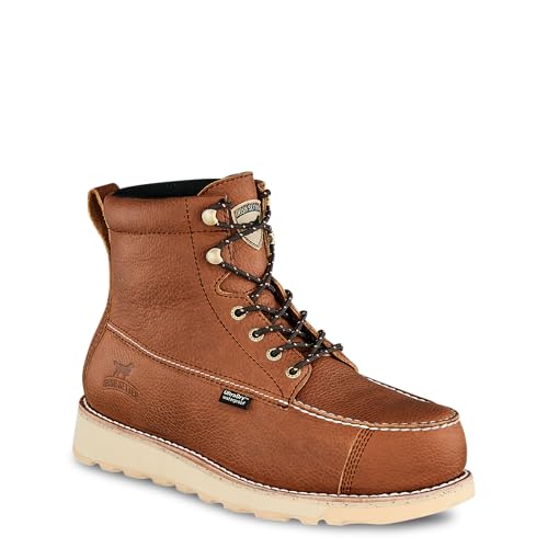 Irish Setter, Wingshooter ST, Men's, 6", Waterproof, Non-Metallic Safety Toe, Work Boot, Brown, 11 D (Medium) - WoodArtSupply