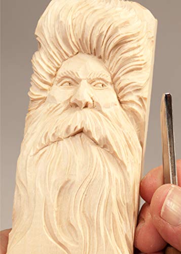 Wood Spirit Study Stick Kit (Learn to Carve Faces with Harold Enlow): Learn to Carve a Wood Spirit Booklet & Wood Spirit Study Stick (Fox Chapel Design Originals