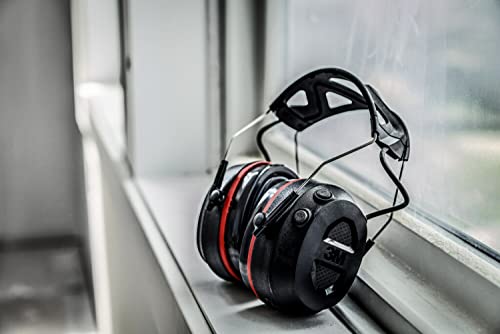 3M Pro-Protect + Gel Cushions Electronic Hearing Protector with Bluetooth Wireless Technology, NRR 26 dB, Black, Medium 3M