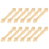 COHEALI 36 pcs Wooden Art Craft Decor Accessory DIY Spindles Unfinished Dollhouse Wood Handrails Layout Models Miniature Furniture for Mini Railing COHEALI