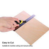 20 Pack Basswood Sheet, 1/16 X 8 X 12 Inch Unfinished Thin Plywood Wood Sheets for DIY Crafts DOMG