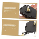 Veemoon 1 Set Pointer Walnut Suite Metal Sports Mechanical Accessories Set Pendulum Second Hand Iron Mute Clock Wall Clock Motor Quartz Clock Veemoon