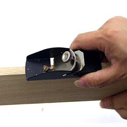 Mini Trimming Planer, Hand Planer, DIY Model Making Tool Woodworking Pocket Plane Hand Adjustable for Woodworking/Trimming/Wood Planing, Surface
