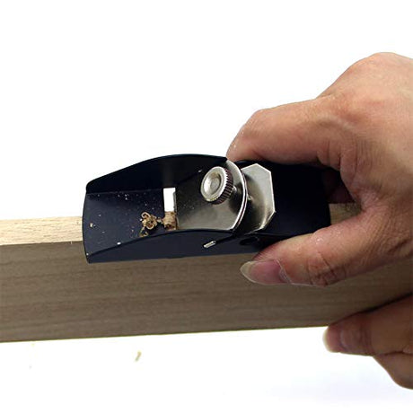 Mini Trimming Planer, Hand Planer, DIY Model Making Tool Woodworking Pocket Plane Hand Adjustable for Woodworking/Trimming/Wood Planing, Surface Kakalote