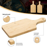 6 Pcs Thicken Cutting Board Bamboo Bulk Wood Chopping Board Serving Board Charcuterie Boards for Laser Engraving Mother' Day Wedding Housewarming Lounsweer