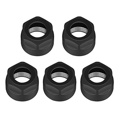 Clamping Nuts, 5pcs /set ER16A Nuts Collet Clamping Nut for ER CNC Milling Chuck Holder Lathe
