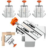 Pesipers 4PCS Stainless Steel Right Angle Clamp For Woodworking, Durable Rust&Corrosion Resistant Upgraded 90 Degree Corner Clamps with Adjustable pesipers
