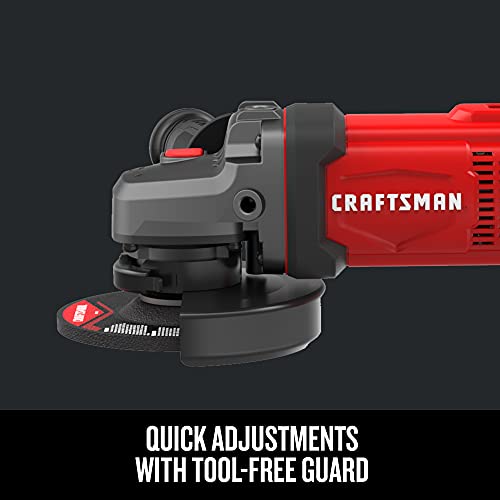 CRAFTSMAN V20* Angle Grinder, Small, 4-1/2-Inch, Tool Only (CMCG400B) Craftsman