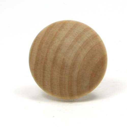 Mylittlewoodshop - Pkg of 12 - Domed Circle Disk - 1 inch in Diameter and 3/16 inches Thick Unfinished Wood(WW-WW-DD1000-12) Unique Wood Shapes