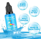 Airbrush Paint Set - 30 Colors Airbrush Paint with 2 Cleaning Brush, Ready to Spray Airbrush Kit, Water Based Acrylic Air Brush Paint for Metal, ERCorArt